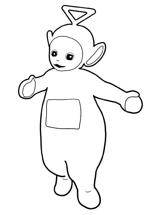 Teletubbies Tinky Winky Coloring Pages